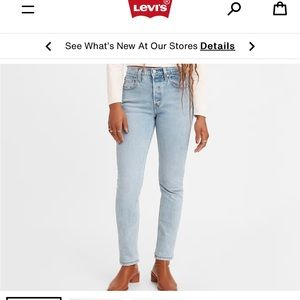 Levi’s | 501 Original Fit Stretch Women’s Jeans - Light Wash - size 27 x 30